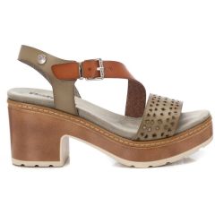Refresh khaki heel sandal 172845