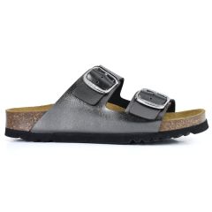 SCHOLL pewter comfort sandal JOSEPHINE